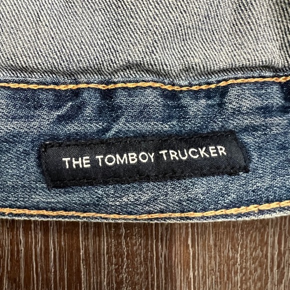Lucky Brand The Tomboy Trucker Denim Jacket XL TG Blue Wash - Picture 9 of 14